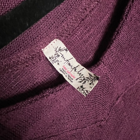 Free People Intimates So Dramatic Bell-Sleeve V Neck Long-sleeve Top - Picture 6 of 8